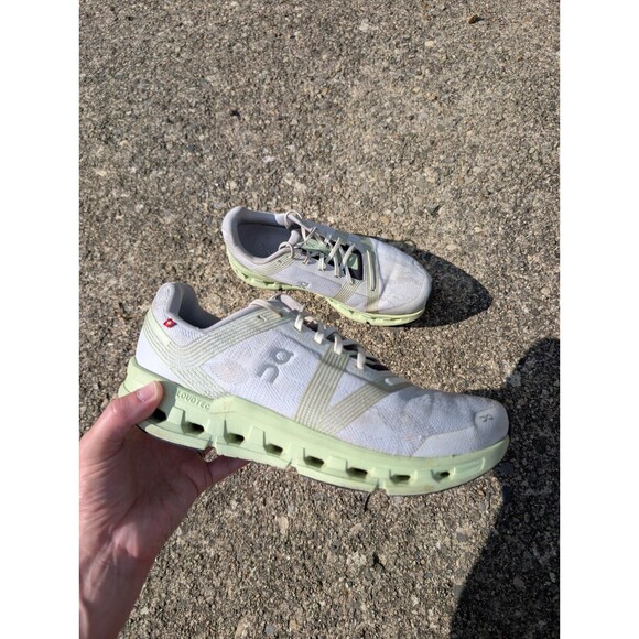 On Running Shoes - On Cloudgo Women's Size 10 US White Meadow Athletic Running Sneakers Shoes